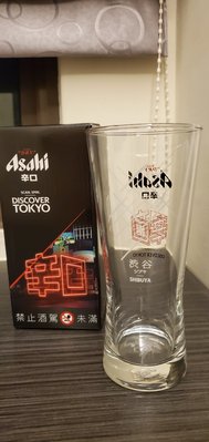 Asahi  朝日  啤酒杯 城市杯 涉谷 280含郵下標就賣