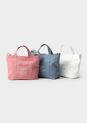 【預購】日本連線MAISON DE REEFUR Logo 2Way Canvas Tote Bag M梨花帆布包媽媽包