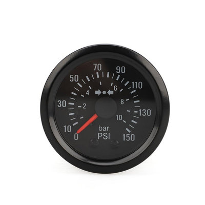 現貨汽車配件零件改裝廠家直供改裝通用指針式雙刻度顯示0-10BAR/0-150PSI VDO氣壓表