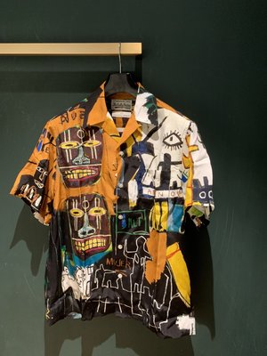 現貨 S 號 Wacko Maria x Jean-Michel Basquiat 古巴領 襯衫
