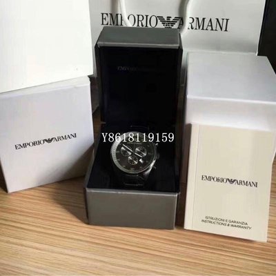 ARMANI Sportivo /AR5964/鈦金屬三眼計時腕錶-/亞曼尼正品手錶
