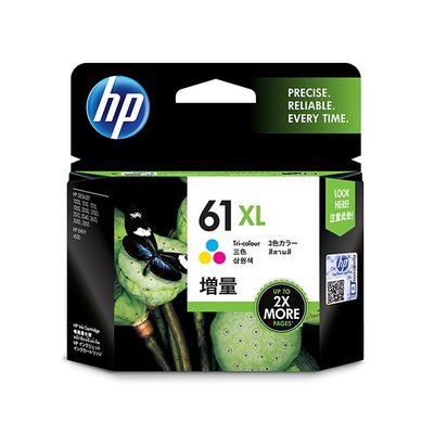 【葳狄線上GO】 HP 61 XL 高容量三色原廠墨水匣(CH564WA)