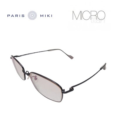 【皮老闆】 二手真品 巴黎三城 PARIS MIKI Microtitan 鈦金屬 鏡框 眼鏡 (77)