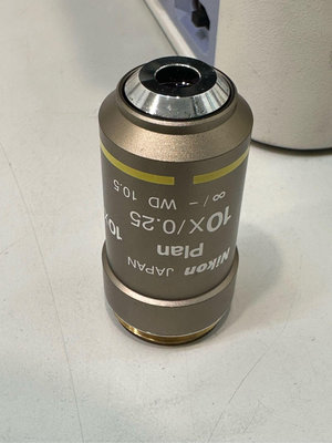 Nikon Microscope Objective  Plan 10x/0.25 WD 10.5 顯微鏡物鏡