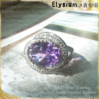 Elysium‧迷霧樂園〈RAT020A〉尼泊爾‧國際戒圍11.5或14.5_珠寶設計花款 紫水晶925銀手工戒指