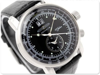 ZEPPELIN 齊柏林飛船 手錶 100週年 42mm 德國 飛行錶 航空錶 7640-2