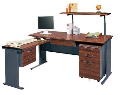 【凱渥辦公家具】BTHB系列 160*70木紋面 辦公桌 電腦桌 秘書桌 職員桌 主管桌 OAY83-4L