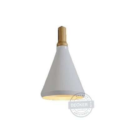【Decker • 德克爾家飾】北歐風格 原木燈飾 Nordic Style 白色烤漆 波可特吊燈 B款