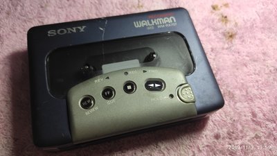 SONY WM-RX707 錄放 卡式隨身聽 卡帶隨身聽 藍色
