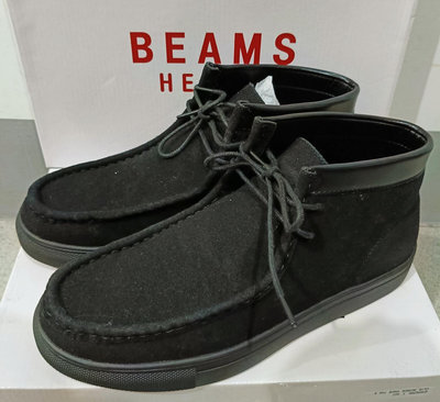 日本 BEAMS 合成 麂皮 袋鼠鞋 袋鼠靴 莫卡辛鞋 休閒鞋