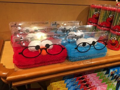 日本代購 日本環球影城 芝麻街 ELMO餅乾怪獸 眼鏡盒 造型鏡 兒童墨鏡 週週進環球喔 最新環球系列商品都有喔