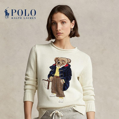 【包你喜歡代購】POLO RALPH LAUREN 小熊刺繡針織毛衣