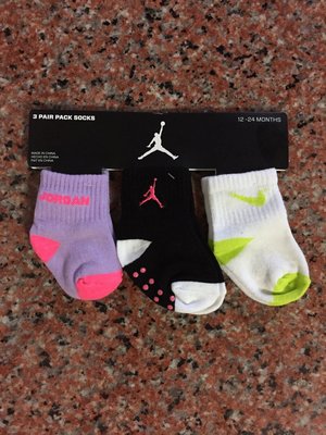 Nike &amp; Jordan童襪 / 【適合新生兒 ～ 12個月的男寶寶 / 女寶寶】【現貨】