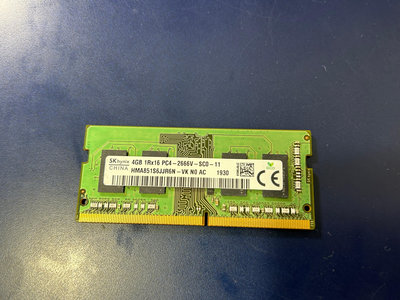 sk hynix 海力士 DDR4 2666 4GB 記憶體