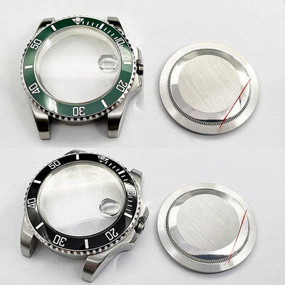40mm 陶瓷錶圈不銹鋼錶殼適用於精工 NH35A NH36 錶殼 NHas【飛女洋裝】