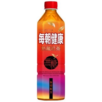 每朝 無糖熟藏紅茶(650mlx24入)