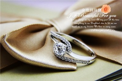 30分結婚鑽戒 客製鑽石戒指 鑽石 裸鑽 鑽石結婚對戒 鑽戒 GIA JF金進鋒珠寶SA10099