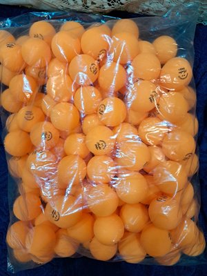 [阿丹桌球]克拉克黃球40十塑料2星練習球,散裝,1粒6元.