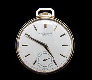 【品味來自於素養】Patek Philippe 百達翡麗古董懷錶、Ref:600、18K黃金、錶徑44mm、PP-232