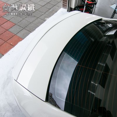 TWL台灣碳纖-賓士Benz-W204 12 13 14年C200 C250 C63 AMG款 2門2D 尾翼鴨尾 白色