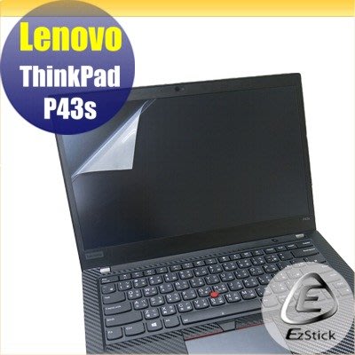 【Ezstick】Lenovo ThinkPad P43s 靜電式筆電LCD液晶螢幕貼 (可選鏡面或霧面)