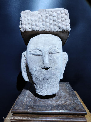 【二手】老石雕人物神像 如圖，標既賣 古董 古玩 收藏 【同福客棧】-605