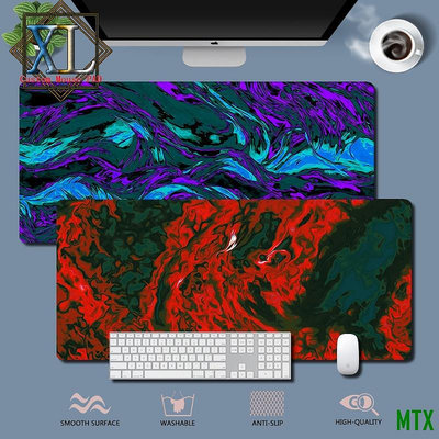 MTX旗艦店XL 客製化滑鼠墊 大理石波紋鼠標墊 70cm x 30cm 大鍵盤鼠標墊遊戲桌墊