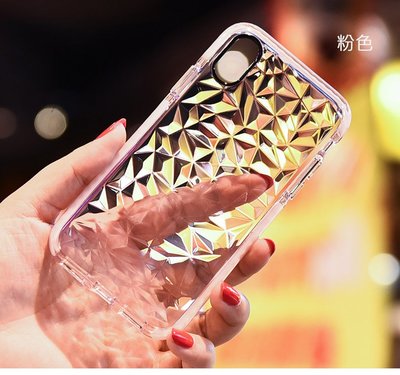 GooMea 3免運 iPhone X Xs Max XR鑽石紋 菱形3D透明 粉色 水晶氣墊殼TPU保護殼保護套手機殼