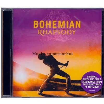 進口 皇后樂隊 Bohemian Rhapsody波西米亞狂想曲 電影原聲帶CD碟