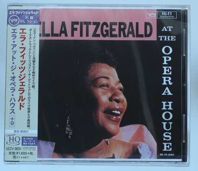 艾拉費茲傑羅 /艾拉在歌劇廳(日本UHQCD)Ella Fitzgerald/At The Opera House