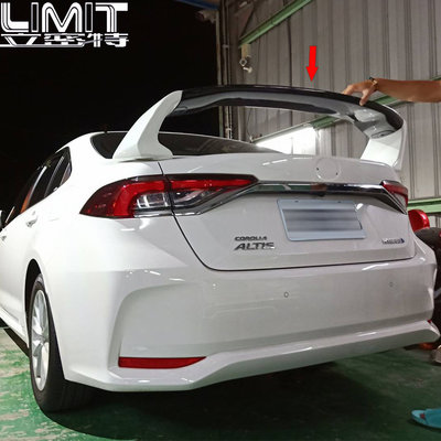 Limit立密特- 豐田 TOYOTA ALTIS 12代 RR款 尾翼 後擾流 改裝配件 烤漆 2020