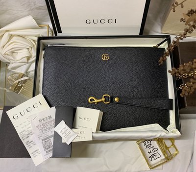 22弄 全新離櫃品‼️GUCCI 475317 馬夢 Marmont GG 手拿包