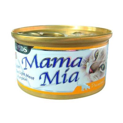 SNOW的家【訂購】聖萊西 Seeds MamaMia 貓餐罐-雞肉+白身鮪魚+南瓜85g(80040514