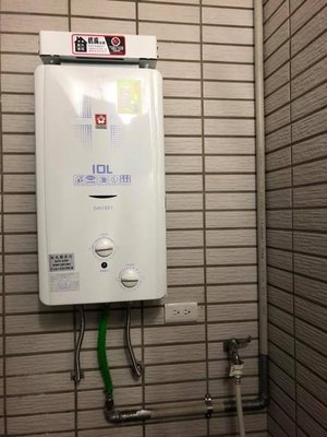 【達人水電廣場】櫻花牌 GH1021 熱水器 ABS防空燒 加強抗風 瓦斯熱水器 10公升