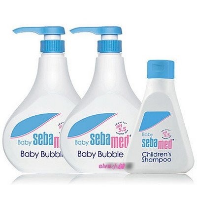 Sebamed PH5.5 施巴嬰兒泡泡浴露1000mlx2+嬰幼兒洗髮乳500ml(有壓頭)x1嬰幼兒及敏感性適用