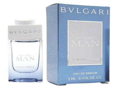 Bvlgari Man Glacial Essence 寶格麗極地冰峰男性淡香精 5ml /1瓶-新品正貨