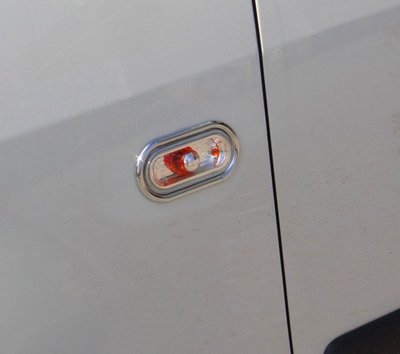IDFR-汽車精品 VW 福斯 CADDY  鍍鉻側燈框