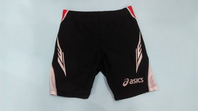 ASICS亞瑟士 男女款 緊身短褲 緊身褲(短型) 五分 黑白紅 XRK494-9023
