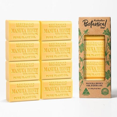 【 現貨 】澳洲製植物精油香皂 8 入 - 麥蘆卡蜂蜜