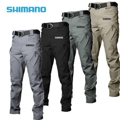 Shimano釣魚褲透氣戶外登山野營褲防水迷彩速乾褲