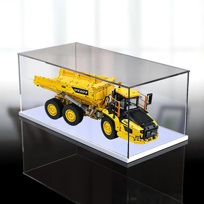 川帝亞克力展示盒適用樂高42114 沃爾沃鉸接式拖車模型拼裝透明罩~芙蓉百貨