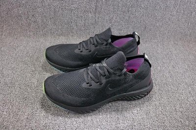 Nike Epic React Flyknit 黑彩  彩色 編織 休閒運動慢跑鞋 男鞋 AR3772-001