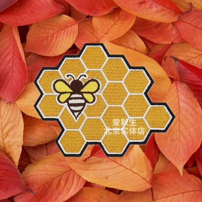 易匯空間 戶外PDW魔術貼Honey Bee Honeycomb Morale Patch蜜蜂士氣臂章北京 限時下殺YH3252