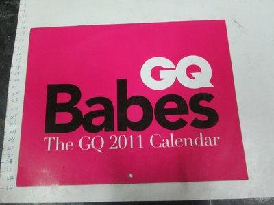 月曆寫真，GQ 2011，內有林若亞、錢泊瑜 ...等名模  共7張