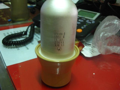 北京聯發CCG10A-2 1000-K 14.5KV-U 25KVA高頻瓶形高壓陶瓷介電容