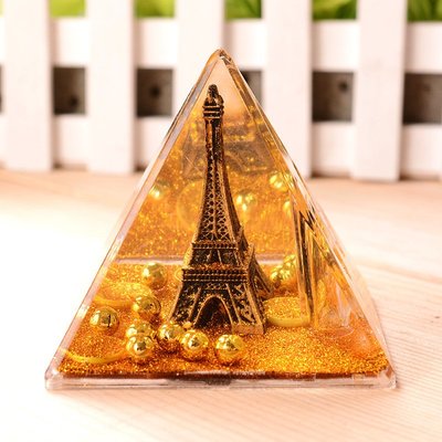 擺件 巴黎埃菲爾鐵塔創意生日禮物筆筒擺件油滴學生禮品紀念品小禮物