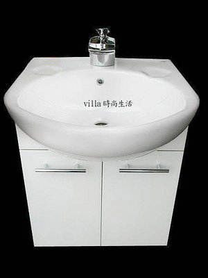 TOTO830 磁盆＋水晶板實心防水浴櫃(台製品)