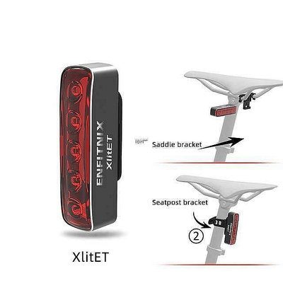新款推薦 Enfitnix XlitET 啟動停止剎車感應手電筒, 用於自行車尾燈 LED-可開發票