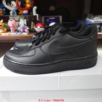 【老夫子】Nike Air Force 1 07 LE Black 全黑 鐵牌 315122-001 314192-009鞋