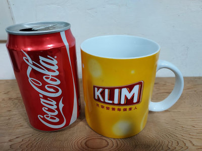 【讓藏】早期收藏絕版KLIM克寧奶粉馬克杯,可使用可收藏